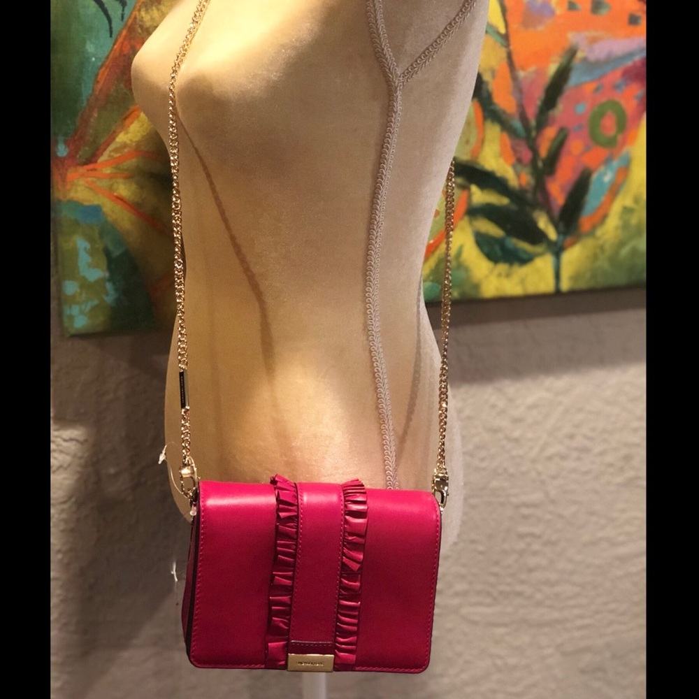 Michael Kors Leather Chained Clutch - Picture 5 of 8